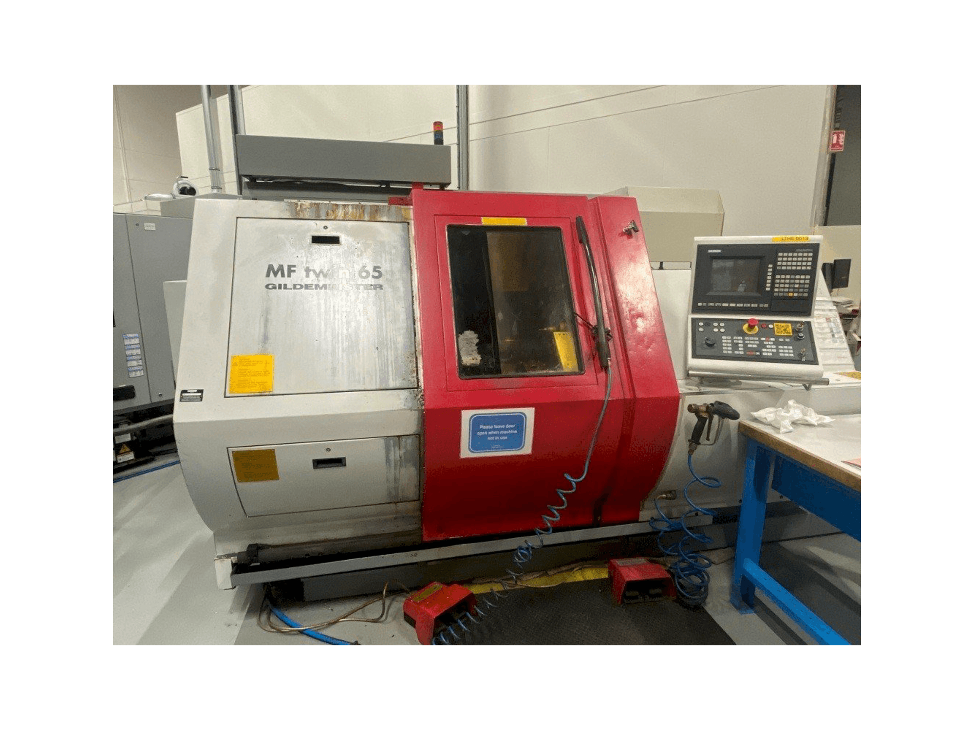 Koneen Gildemeister MF65 Twin etunäkymä