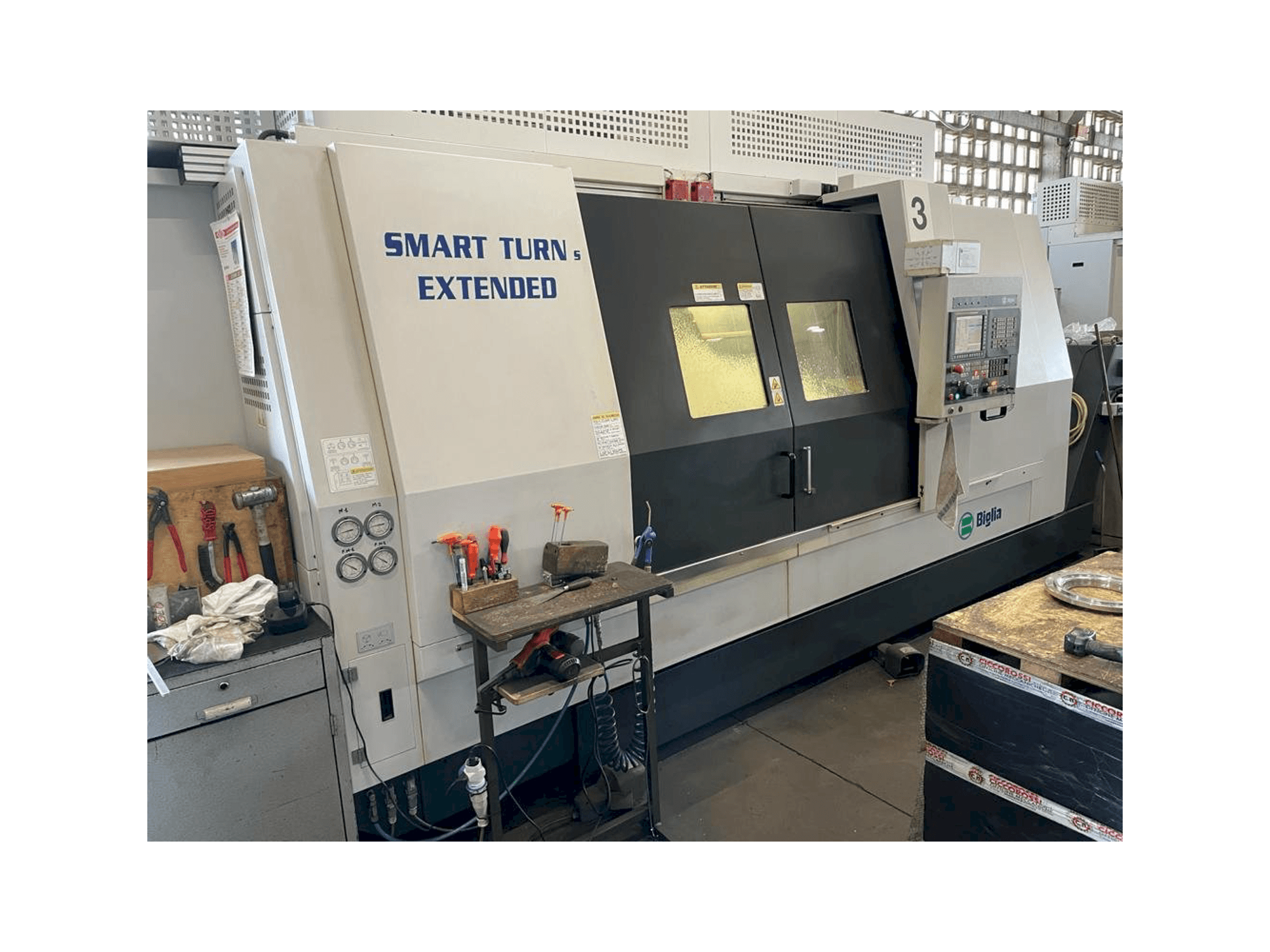 Koneen Biglia Smart Turn S Extended etunäkymä